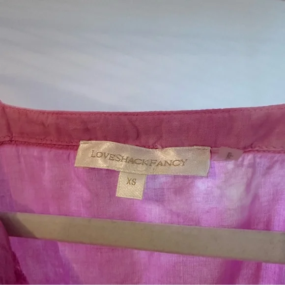 Loveshackfancy Pink Tie-dye Maxi Dress - Picture 4 of 4